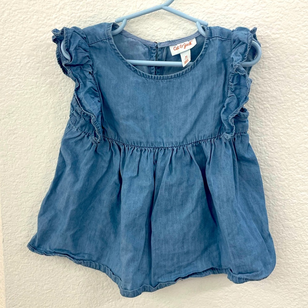 Cat & Jack chambray top